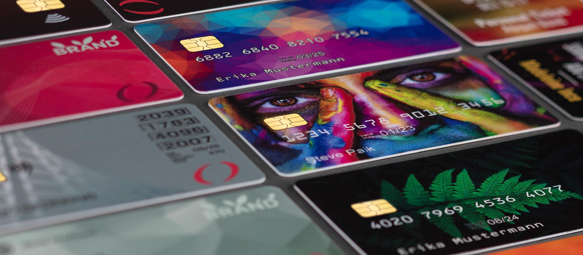 E2E printed flat cards