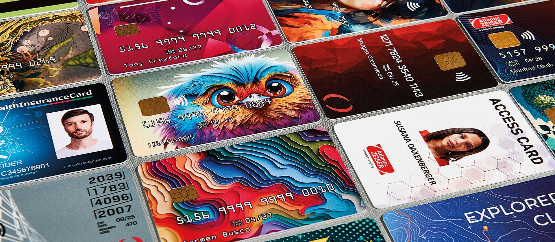 Card printing, personalization and mailing